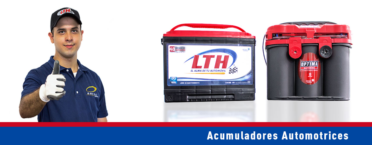Conoce nuestra variedad de productos LTH y Optima para tu vehiculo