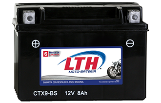 Variedad de Acumuladores LTH para tu motocicleta y acumuladores especiales para carros de Golf y mucho más
